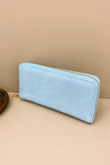 Cartera Pequeña de Piel Sintética con Múltiples Compartimentos