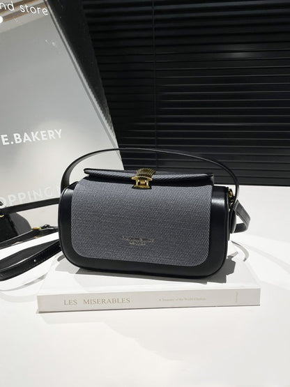 Bolso Cuadrado Pequeño de Hombro Retro Estilo Lujo