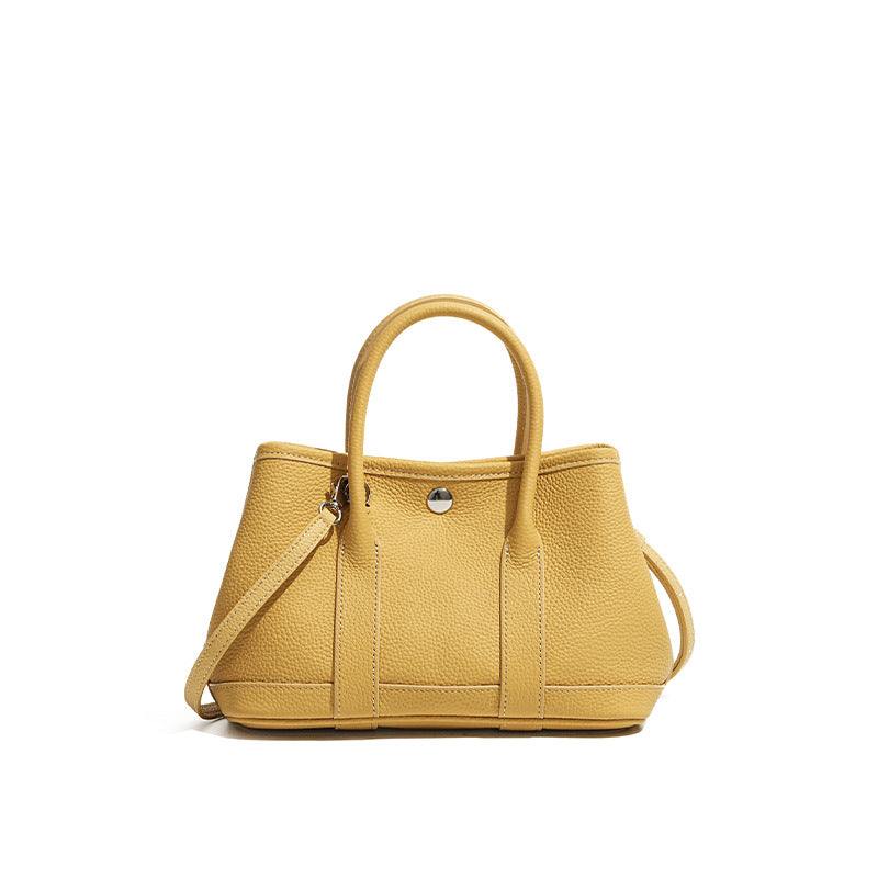 Bolso mini de piel cruzado estilo garden bag