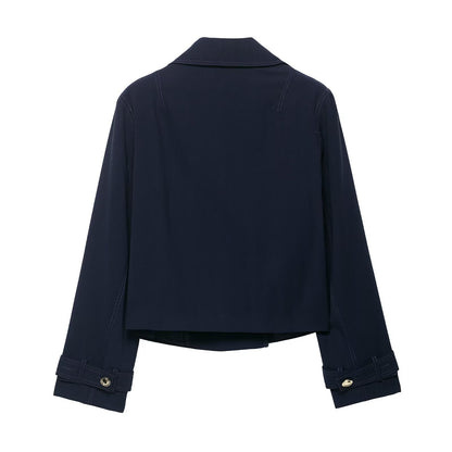 Chaqueta corta de doble botonadura