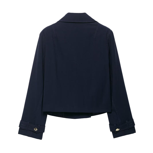 Chaqueta corta de doble botonadura