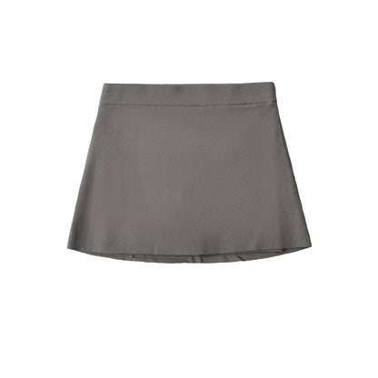 Falda corta de tenis con cintura alta y corte A-line