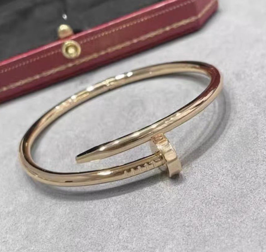 Pulsera de Plata 925 con Diamantes Tres Círculos Chapada en Oro