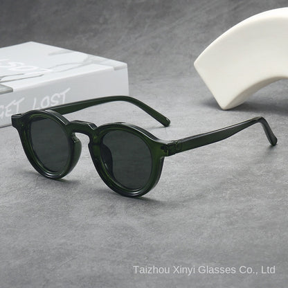 Gafas de Sol Redondas Vintage Montura Pequeña Protección UV400